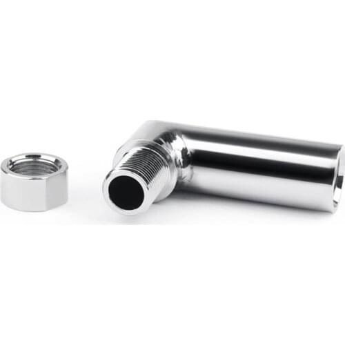JIAX Oxygen Sensor M18*1.5 O2 Oxygen Sensor 90 Degree Angled Extender Spacer Exhaust Extension Extender