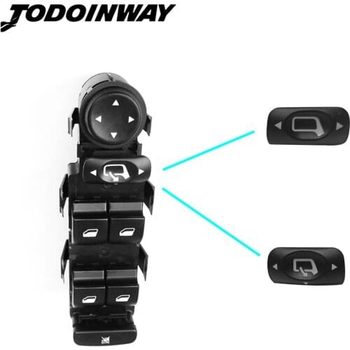 Car Rearview Mirror Control Switch Automatic Manual Rear View Folding Regulator Button Accessories For Citroen C4 2011 2015 2008
