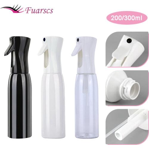 200ML/300ML Hairdressing Spray Bottle Refillable Plastic Empty Bottle High Pressure Water Continuous Hair Sprayer Care Tools