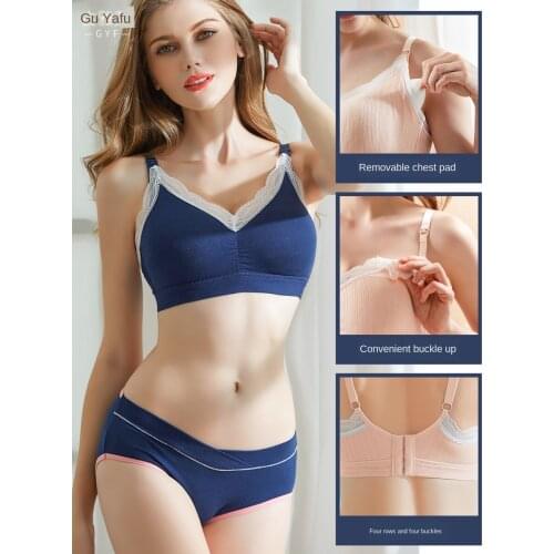 Prevent Sagging Maternity Bra for Breastfeeding Modern Design Nursing Bra Zwangerschaps Kleding Underwear Women BD50BR