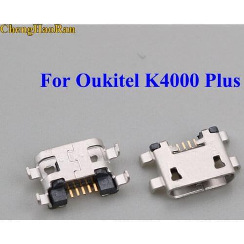 ChengHaoRan 2pcs micro mini usb charge charging jack connector plug dock socket port replacement repair For Oukitel K4000 Plus