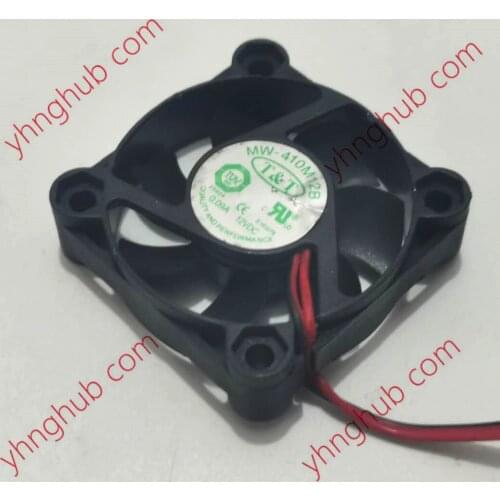 T&T MW-410M12B DC 12V 0.09A 40x40x10mm 2-wire Server Cooling Fan