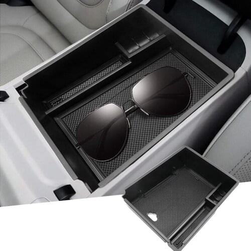 Car Central Armrest Storage Box Central Control Armrest Storage Box for Hyundai Tucson 2020-2021