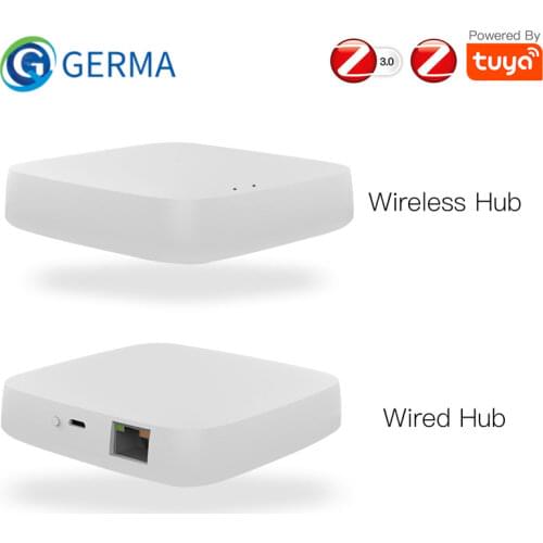 GERMA Tuya ZigBee 3.0 Smart Gateway Hub Smart Home Bridge Smart Life APP Wireless Remote Controller Works with Alexa Google Home
