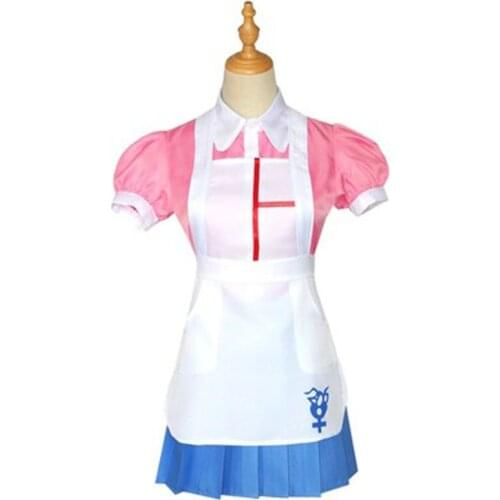 Halloween Dangan Ronpa 2 Danganronpa Mikan Tsumiki Kосплей Cosplay Costume Dress With Free Bandage Christmas Carnival Clothing