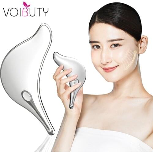 Face Body Massage Board Skin Wrinkle Removal Beauty Device Warm Facial Neck Tightening Lifting Instrument Guasha Relaxing Muscle
