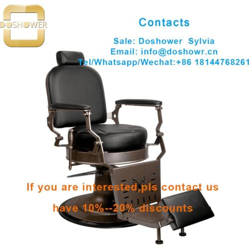 Mens barber set with comfortable hair cutting chair for barbers chairs for sale