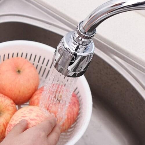 Kitchen Faucet Extender Filter Nozzle 360° Rotatable Universal Tap Head Shower Diffuser Nozzle Water-saving Device