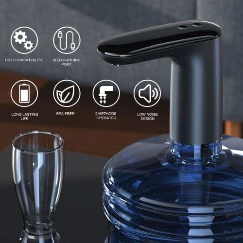 Water Bottle Pump Portable Electric Water Dispenser USB Charging 2 Working Modes 5 Gallon Automatic Switch Drinking Water Pump