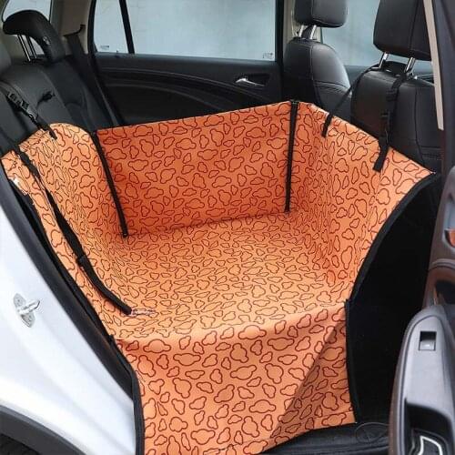 Pet Carriers Dog Car Seat Cover Mats Blanket Folding Hammock Waterproof Basket For Cat Dogs Safety Travelling Car Seat Bag