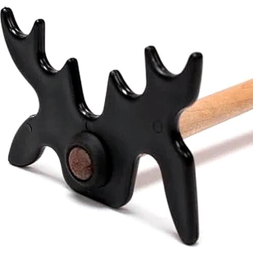 Snooker Billiards Cue Rack Bridge Head Billiards Cross Antlers Rod Holder Pool Cue Stick Frame Pole Rack Rod Accessories Black