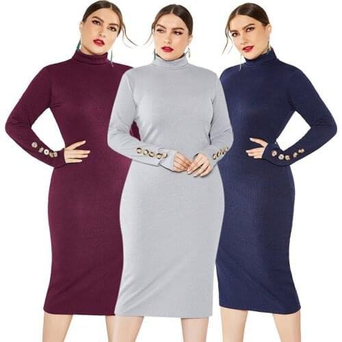 S4LIU Fashionable Knitted Dresses