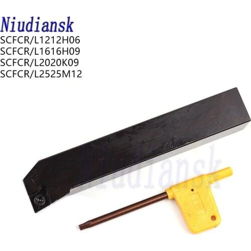 SCFCR1212H06 SCFCR1616H09 CNC Lathe Tools SCFCR2020K09 SCFCR2525M12 External Turning Tool Holder SCFCL Outer Circle Tool Arbor