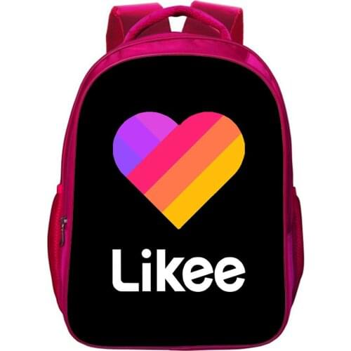 Likee School Bag Boys Girls Daily Backpack Fashion Rainbow Likee Cat Bookbag Teens Travel Rucksack Casual Cosplay Knapsack