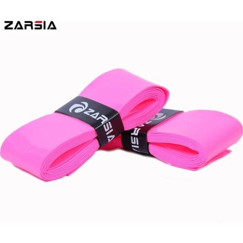 2pcs ZARSIA Super thin 0.55mm PU tennis overgrip Anti-skid Sweat Absorbed Wrap Taps tacky sticky badminton racket over grip