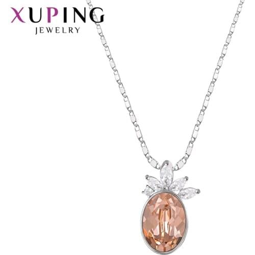 Xuping Jewelry Fashion Crystals Pendant Necklace Exquisite Gifts for Women 40199
