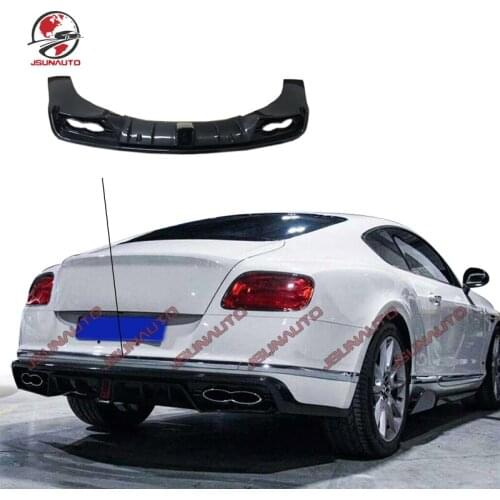 Real Carbon Fiber Rear Diffuser For Bentley Continental GT 2016-18 Carbon Body Kit Startech Style Rear Lip Car Styling