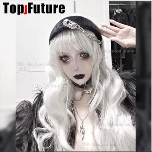 Harajuku Gothic furry hair hoop Cute Design Women Girls Women Caps Streetwear punk Decorative hair hoop Lolita cosplay hat