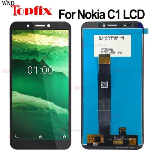 5.45"For Nokia C1 LCD Display Touch Panel Screen Digitizer Assembly Replacement For Nokia C1 TA-1165 LCD Displas