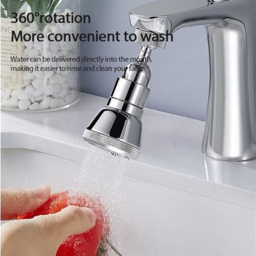 360 degree Adjustment Kitchen Faucet Extension Tube Bathroom Extension Water Tap Water splash-proof Kitchen Faucet Accessories