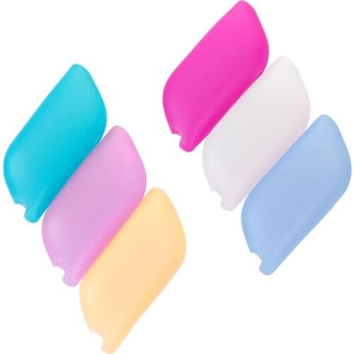 6 Colors Silicone Toothbrush Case Covers Holder Travel Bathroom Silicone Case Dust Silicone Brush Head LX4235
