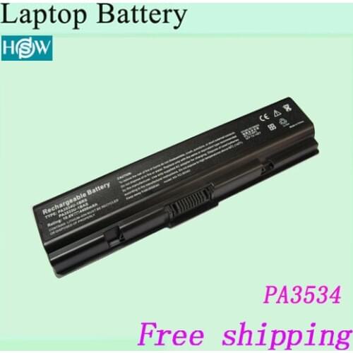 Laptop Battery For Toshiba PA3534U PA3534U-1BAS PABAS098 PABAS174 Equium A300D-13X A300D-16C L300-146 L300-17Q