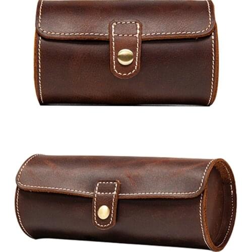 Watch Roll Travel Case Watch Rolls Box Organizer for Man Storage Home Coffee