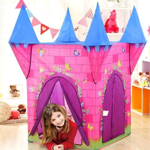 Baby Princess Castle Playhouse Toy for Girls Ball Pits Kids Tent Infant Ball Pool Ocean Ball Playpen For Children Playgournd