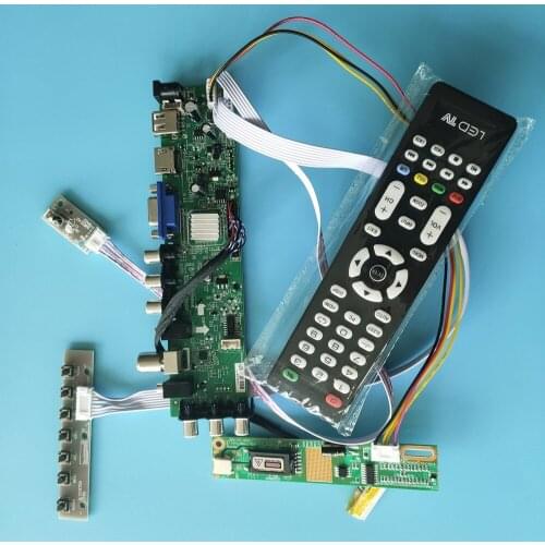 Kit For LTN154U2-L04-0/LTN154U2-L05 Digital HDMI Panel TV VGA USB AV Controller board 30pin 1 CCFL LCD 1920X1200 remote DVB-T