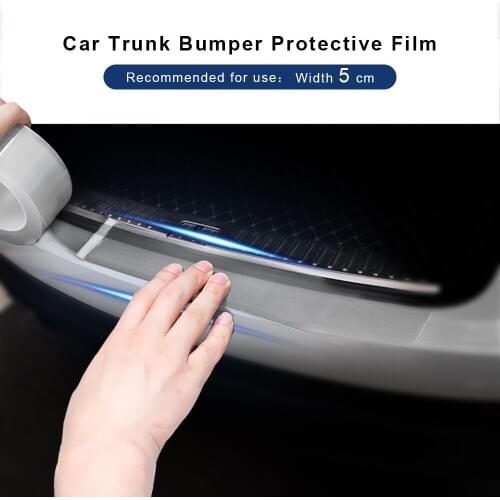LEEPEE Car Trunk Door Sill Sticker Paint Protective Film Car Door Edges Guard Anti-scratch Wrap Sticker Door Scratch Protector