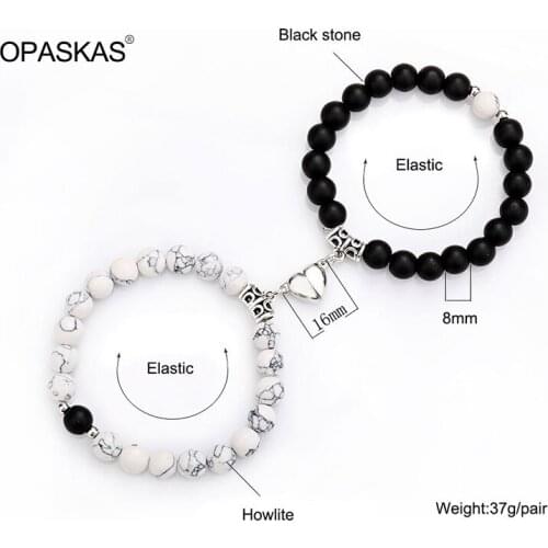 Magnetic Couple Bracelets Special Mutually Attractive Friendship Rope For Women Men PT