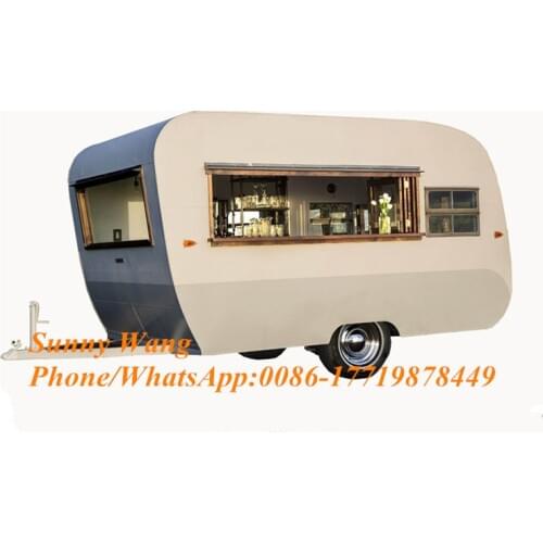 New street food vending cart Beer car vintage food truck mobile food trailer for sale