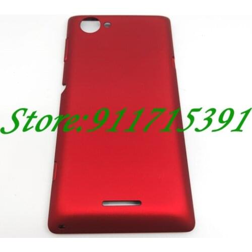 New Back Battery Housing Cover Case For Sony Xperia L S36h C2104 C2105 Battery Door Cover +Logo