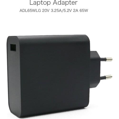 New Arrival Portable USB AC Adapter 20V 3.25A 65W ADL65WLG 5A10J40358 Laptop Charger For Lenovo Yoga 3 Pro Ultrabook EU Plug