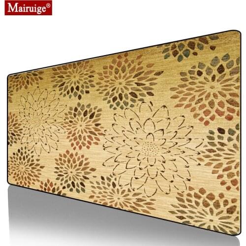 Persian Rug Flower Mouse Pad XXL Gamer Desk Mat Large Keyboard Pad Computer PC Gaming MousePad 70x40cm for Laptop Table Pads