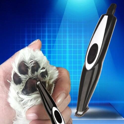 Portable Electric Dog Hair Trimmer Mini Pet Foot Hair Cutter Rechargeable Professional Foot Hair Shaving Pet Grooming Supplies