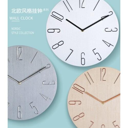 Simple Silent Wall Clock Modern Design Frame Watch Wall Clocks Kitchen Clock Minimalist Decor Reloj De Pared Home Decor BI50WC
