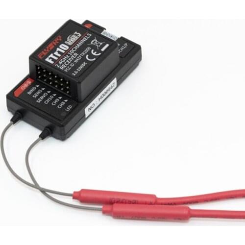 Flysky 10-channel fixed wing receiver FTr10 standard PPM / BUS Two-way output RC car RC boat receiver travel machine spare parts