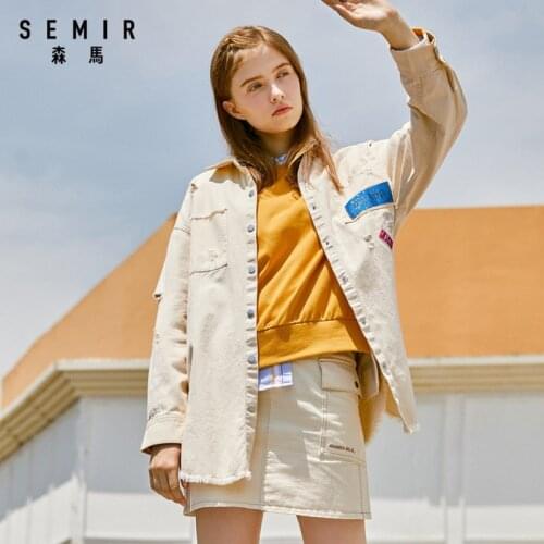 Женские рубашки оверсайз Semir China At AliExpress