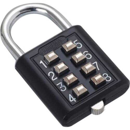 Key Fixed Password Lock Elderly Blind Gym Locker Toolbox Password Padlock keypad door lock
