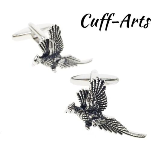 Cuffarts Eagle Shaped Cufflink Trendy Gentleman Cuff Buttons Shirt Accessories Luxury Cufflinks Gifts For Men C10069