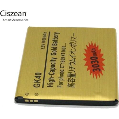 1x 3030mAh GK40 Battery For MOTO G4 PLAY XT1607 XT1609 XT1600 XT1670 XT1671 XT1672 XT1675 Moto G5 XT1672 E3 XT1700 E4 XT1762