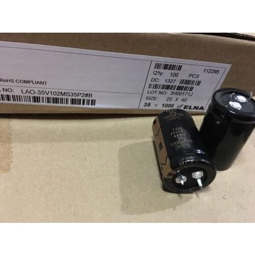2PCS/10PCS LAO original ELNA FOR HI-FI 35V1000UF fever electrolytic capacitor filter FREE SHIPPING