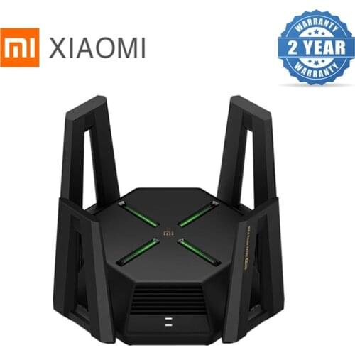 2021 NEW Xiaomi AX9000 Router WiFi6 Enhanced Edition Tri-band USB3.0 Wireless Mesh Network Game Acceleration Repeater 12 Antenna
