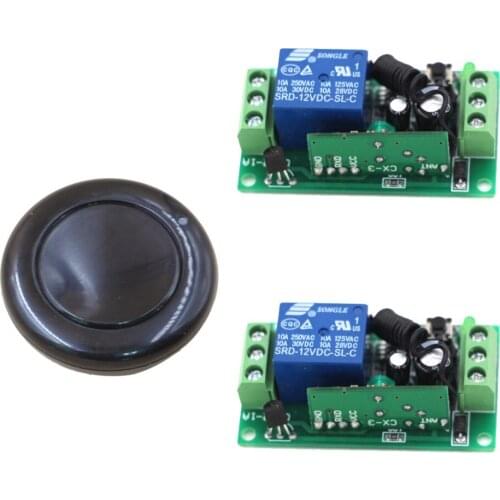 Free Shipping Black 1CH Wireless Remote Control Switch Remots Control & Receivers for Smart Home 315/433mhz