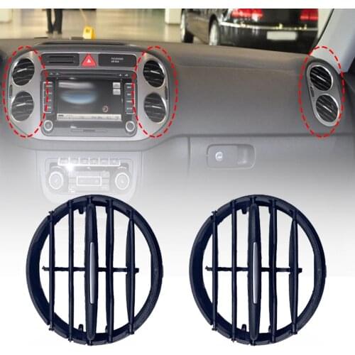Black Fold The Air Outlet To Maintain The Blade Wind Ring Applicable To The Air Conditioning Outlet Of Tiguan Instrument Panel