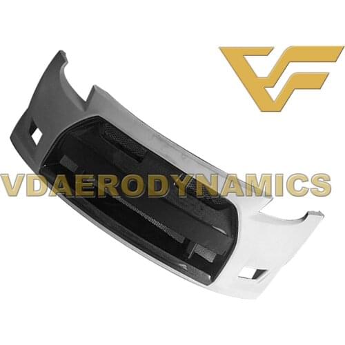 Suitable For 03-08 Nissan Z33 350Z VAD-GTR Fiberglass Front Bumper Body Kit - Half Carbon available