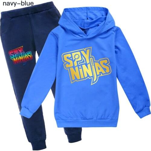 Boy Girl SPY Ninjas Clothing Sets Children Birthday suit Boys Tracksuits Kids SPY Ninjas Sport Suits Hoodies Top+Pants 2-16Y
