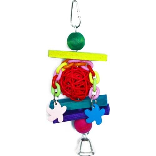 Colorful bird toy for small and medium parrots or other Bird pet toys bird cage parts