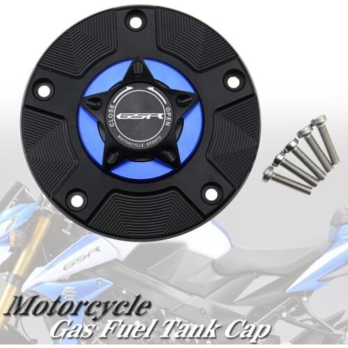 Gas Fuel Tank Cap for Suzuki GSR750 GSR 750 GSR-750 2011-2016 Motorcycle CNC Quick Release Cover